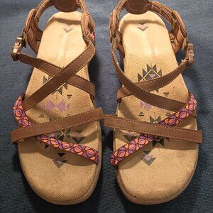 Skechers Women's Reggae Slim Keep Close Gladiator Sz 8M